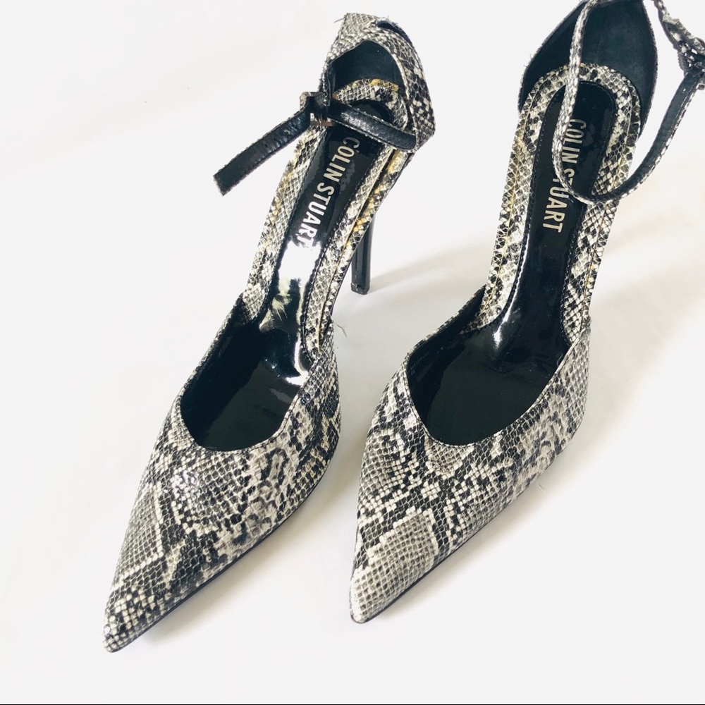 1 for $15 or 2/$20 SHOE SALE! Colin Stuart Faux Snakeskin Heels - Women's 8.5
